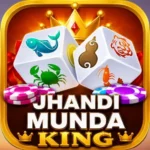 Jhandi Munda King Game Logo